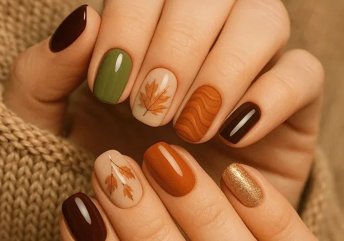trendy fall nails