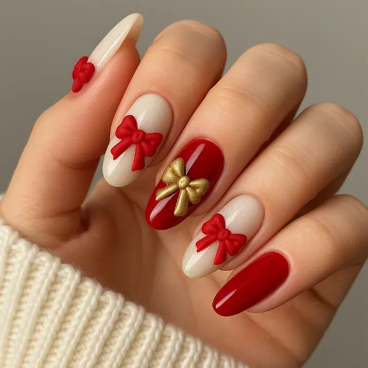 3D Christmas Nails