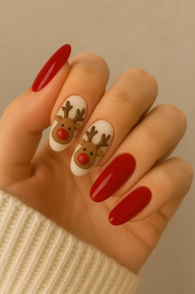 3D Christmas Nails