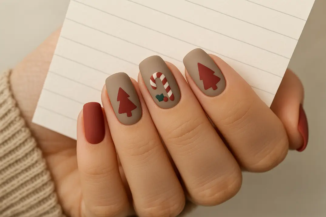 3D Christmas Nails