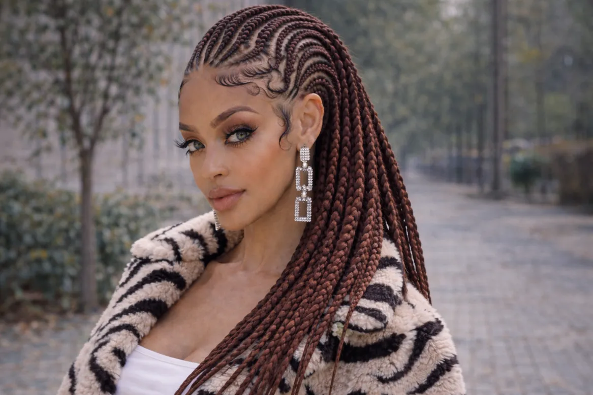 Swirl Cornrow Styles