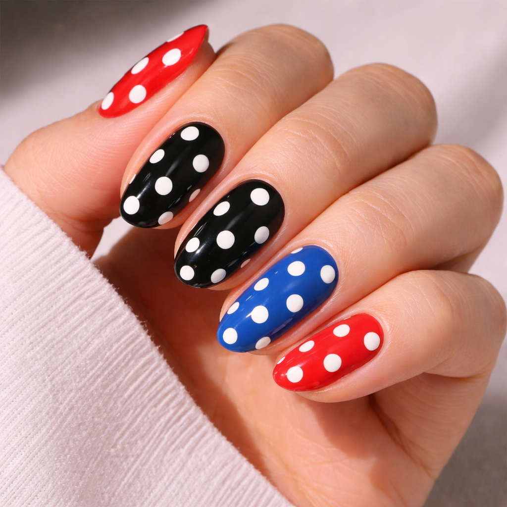 Polka Dot Nails