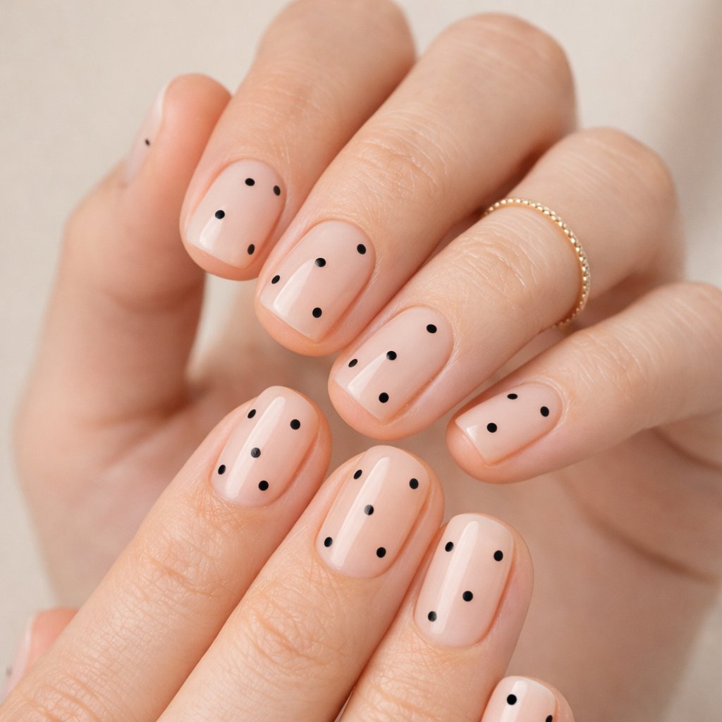 Polka Dot Nails