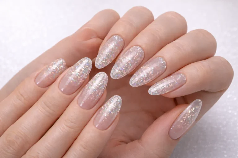 Sparkly New Year’s Nails