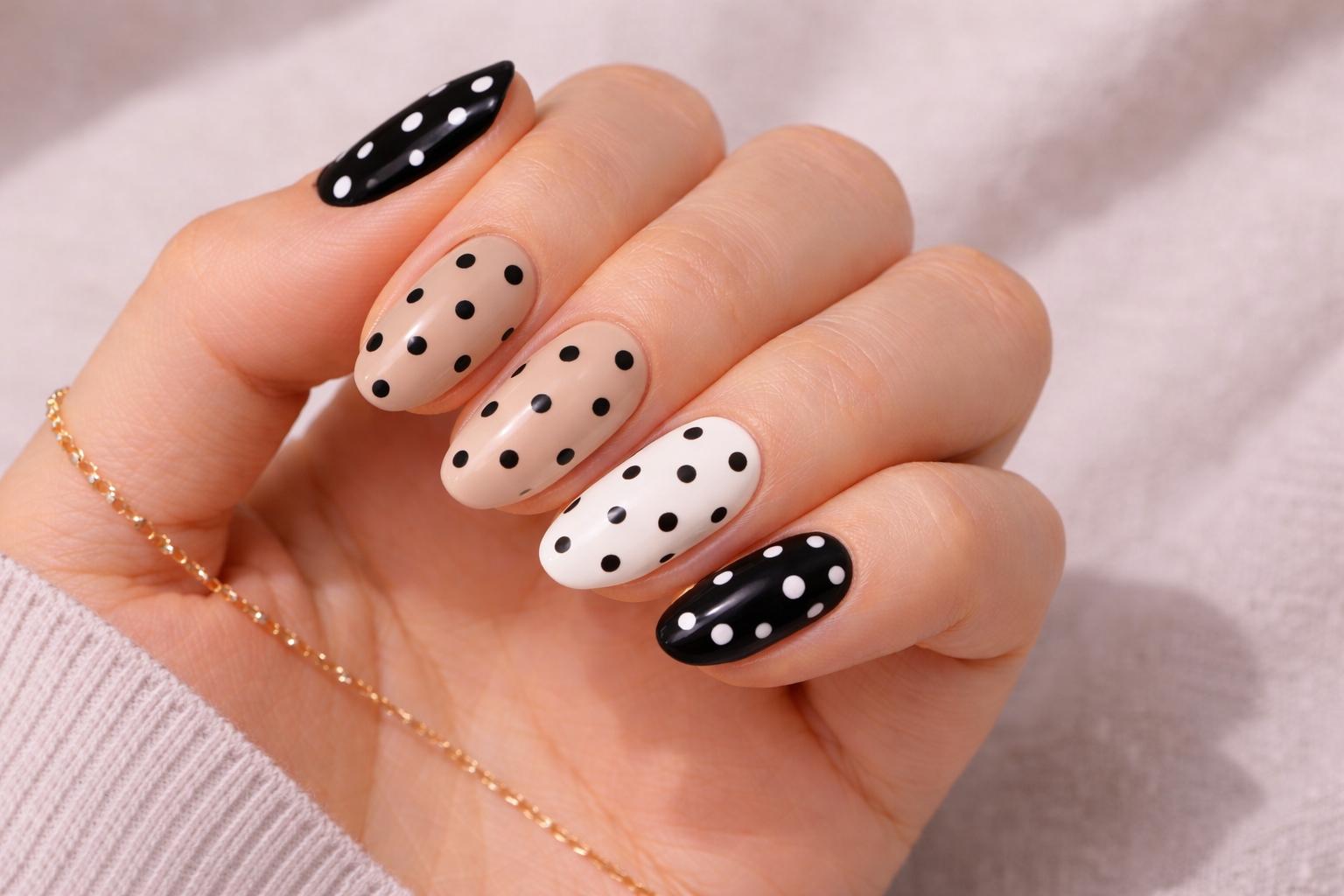 Polka Dot Nails